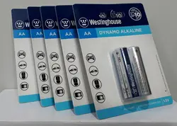 باتری قلمی 1.5 ولتی Westinghouse AA آلکالاین کارتی دو تایی