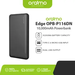 پاوربانک 10000 اورایمو Oraimo مدل OPB-P116DN