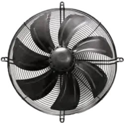 هواکش صنعتی ایلکای هفت پر فلزی ( با قاب - دمنده ) 30 سانت تکفاز VIK-30A4S دمنده