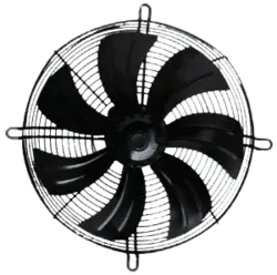 هواکش صنعتی ایلکای هفت پر فلزی ( با قاب - دمنده ) 35 سانت تکفاز VIK-35A6S دمنده