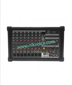 پاورمیکسر PV 500 / پاور میکسر صندوقی پی وی / نیک ویس / www.nikvoice.com