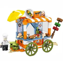 لگو گاری باربیکیو برند sembo block