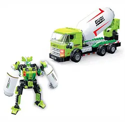 لگو میکسر سیمان تبدیل شونده برند GUDI کد ۸۷۶۰E