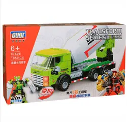 لگو میکسر سیمان تبدیل شونده برند GUDI کد ۸۷۶۰E