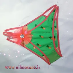 شورت نرم پولک سفید جذاب