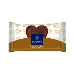 کیک قلبی دو قلو