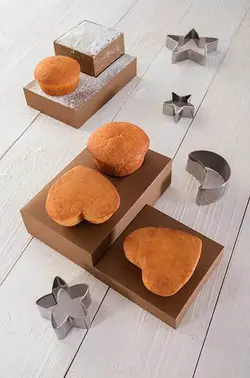 کیک قلبی دو قلو