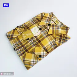 پیراهن چهارخونه نخ پنبه مدل p6