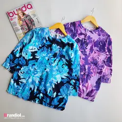 ژاکت بافت کشمیر طرح گل