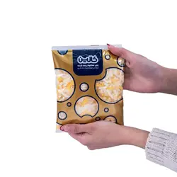 پنیر پروسس مخلوط موزارلا چدار (طلایی) 180 گرم (پنیر تاپینگ پیتزا)