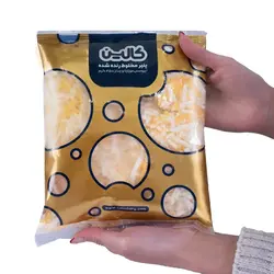 پنیر پروسس مخلوط موزارلا چدار (طلایی) 450 گرم (پنیر تاپینگ پیتزا)