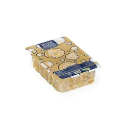 پنیر پروسس مخلوط موزارلا چدار (طلایی) کاپ 1 کیلوگرم (پنیر تاپینگ پیتزا)