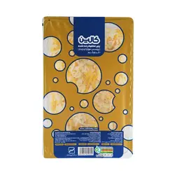 پنیر پروسس مخلوط موزارلا چدار (طلایی) کاپ 1 کیلوگرم (پنیر تاپینگ پیتزا)