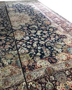 فرش دستباف تک 40 متری قره باغی (502_14)