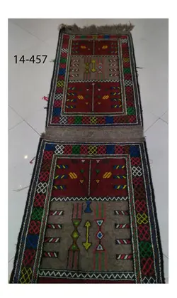 جفت پادری گلیم دستباف خراسان (457_14)