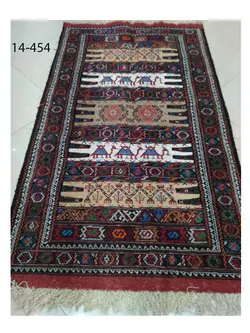 گلیم  دستباف عشایری بافت خراسان (454_14)