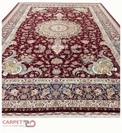 فرش دستباف تک 24متری طرح قره باغی (25_57)