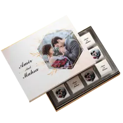 پکیچ جعبه چوبی کلاسیک چاپ اختصاصی