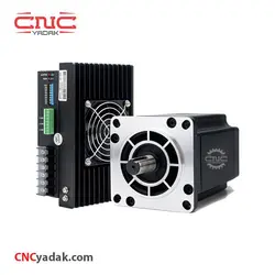 استپ موتور 250 کیلوگرم نما 42 به همراه درایور 3فاز مدل 110H3S250 - سی ان سی یدک | CNCYadak