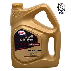 روغن موتور بهران سوپر رانا 10W 40 حجم 4 لیتری - فروشگاه اینترنتی PSMLUB