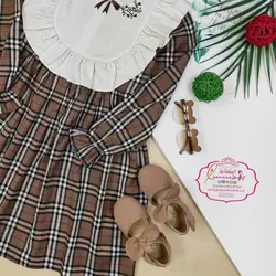 پیراهن باربری گلدوزی(مدل کِلارا)