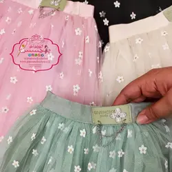 دامن توری مجلسی شکوفه