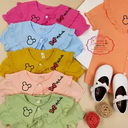 شومیز کتان میکی موس