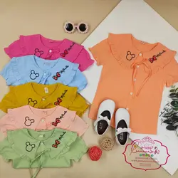 شومیز کتان میکی موس