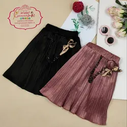 دامن بلند مخمل پلیسه