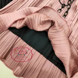 دامن بلند مخمل پلیسه