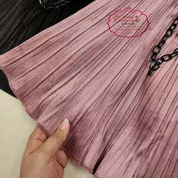 دامن بلند مخمل پلیسه