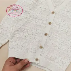 ژاکت بهاره قلاب بافی - پرنسس کوچولو