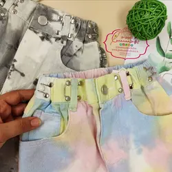 شلوار بگ آبرنگی