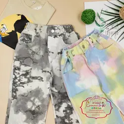 شلوار بگ آبرنگی