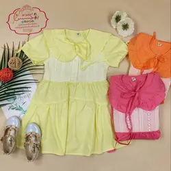 پیراهن خامه دوزی پاستلی