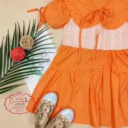 پیراهن خامه دوزی پاستلی