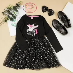 پیراهن تک شاخ دامن ستاره