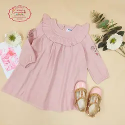 پیراهن چین آستین گلدوزی