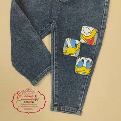 شلوار مام استایل استیکری اردک