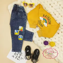 شلوار مام استایل استیکری اردک