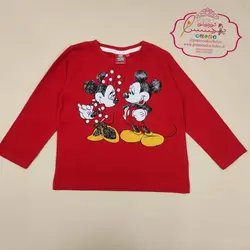 بلوز قرمز میکی موس و مینی موس - پرنسس کوچولو
