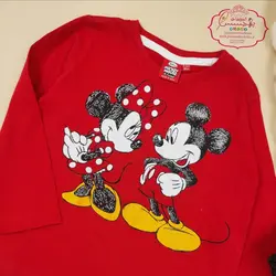 بلوز قرمز میکی موس و مینی موس - پرنسس کوچولو