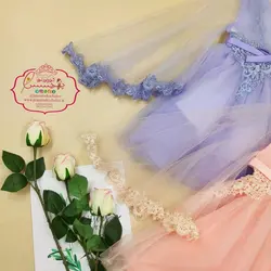 پیراهن مجلسی تورگیپور آستین کلوش