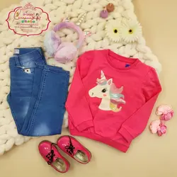 بلوز داخل کرک تکشاخ پولک - پرنسس کوچولو