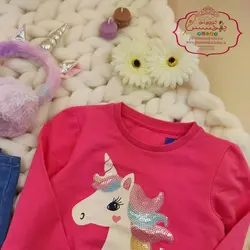 بلوز داخل کرک تکشاخ پولک - پرنسس کوچولو