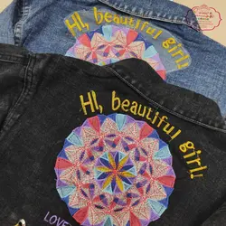 کت جین گلدوزی شده - پرنسس کوچولو