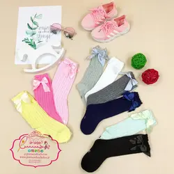 جوراب ساق بلند قلاب بافی توری