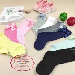 جوراب ساق بلند قلاب بافی توری