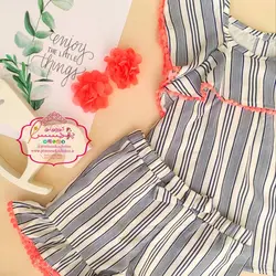 بلوز شورت گیپور پاستلی - پرنسس کوچولو