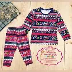 بلوز راحتی مادرو دختر طرح گیلاس